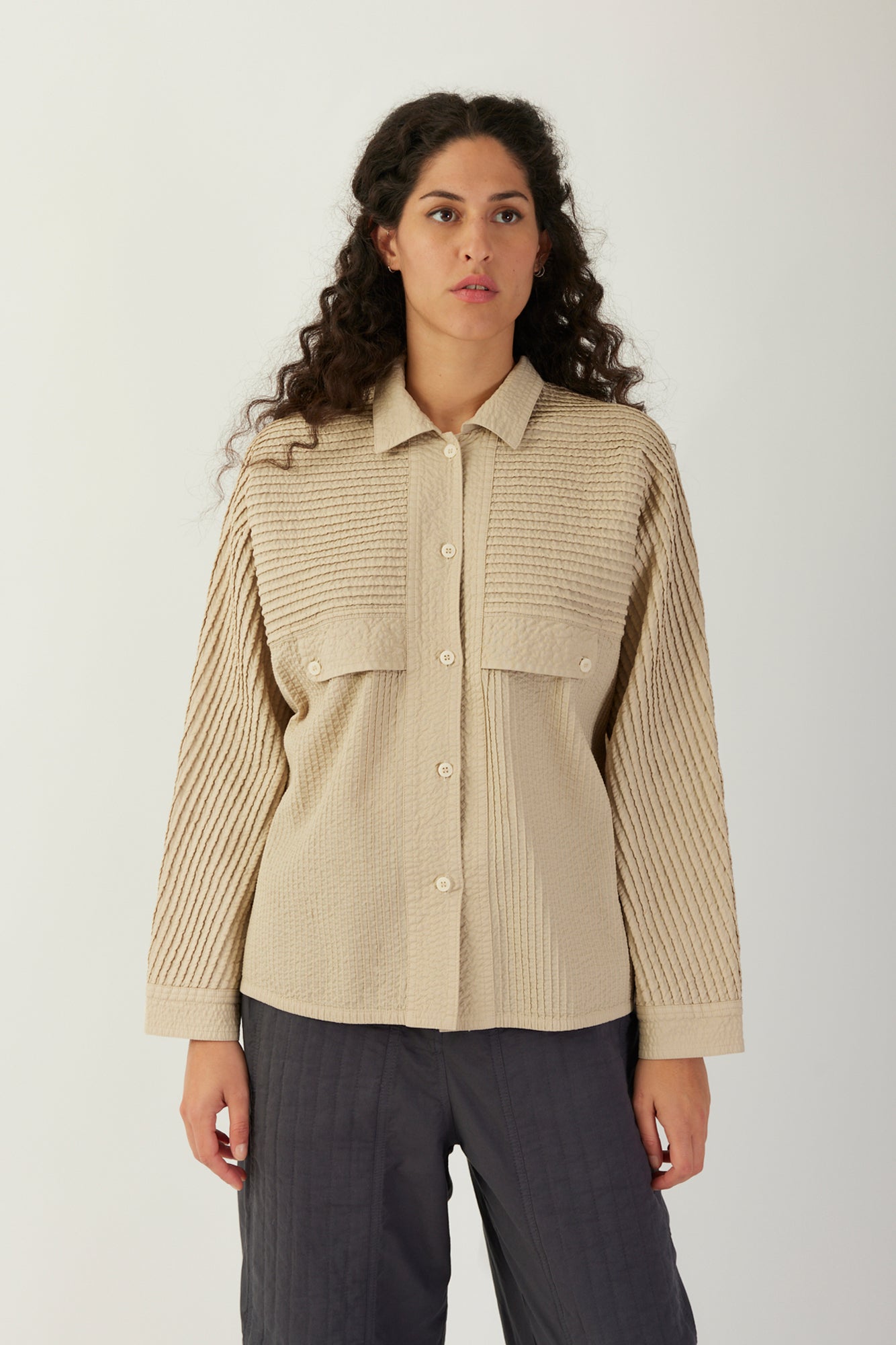 Boutis overshirt by Yaccomaricard AW23 – Yaccomaricard London