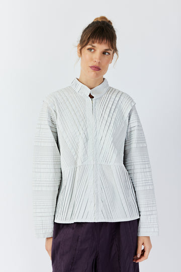 THICK PLEAT OVERSHIRT