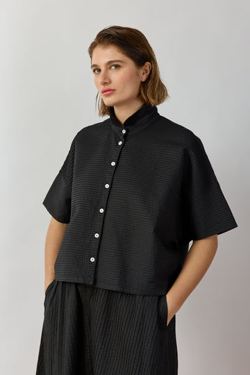 CLASSIC PINTUCK OVERSHIRT