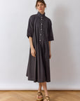 CALICO SHIRT DRESS