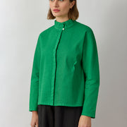 HIGH COLLAR OVERSHIRT