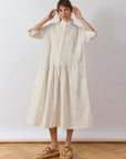 CALICO SHIRT DRESS