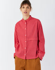 STAND COLLAR SHIRT