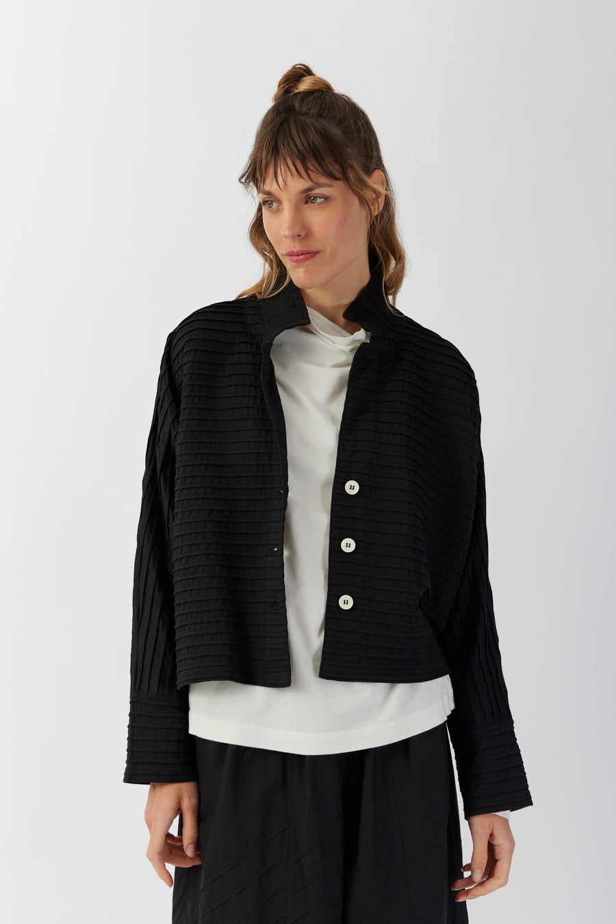 CROPPED JERSEY JACKET