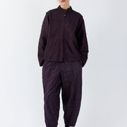 WIDE TUCK TROUSERS