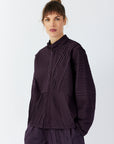 THICK PLEAT OVERSHIRT