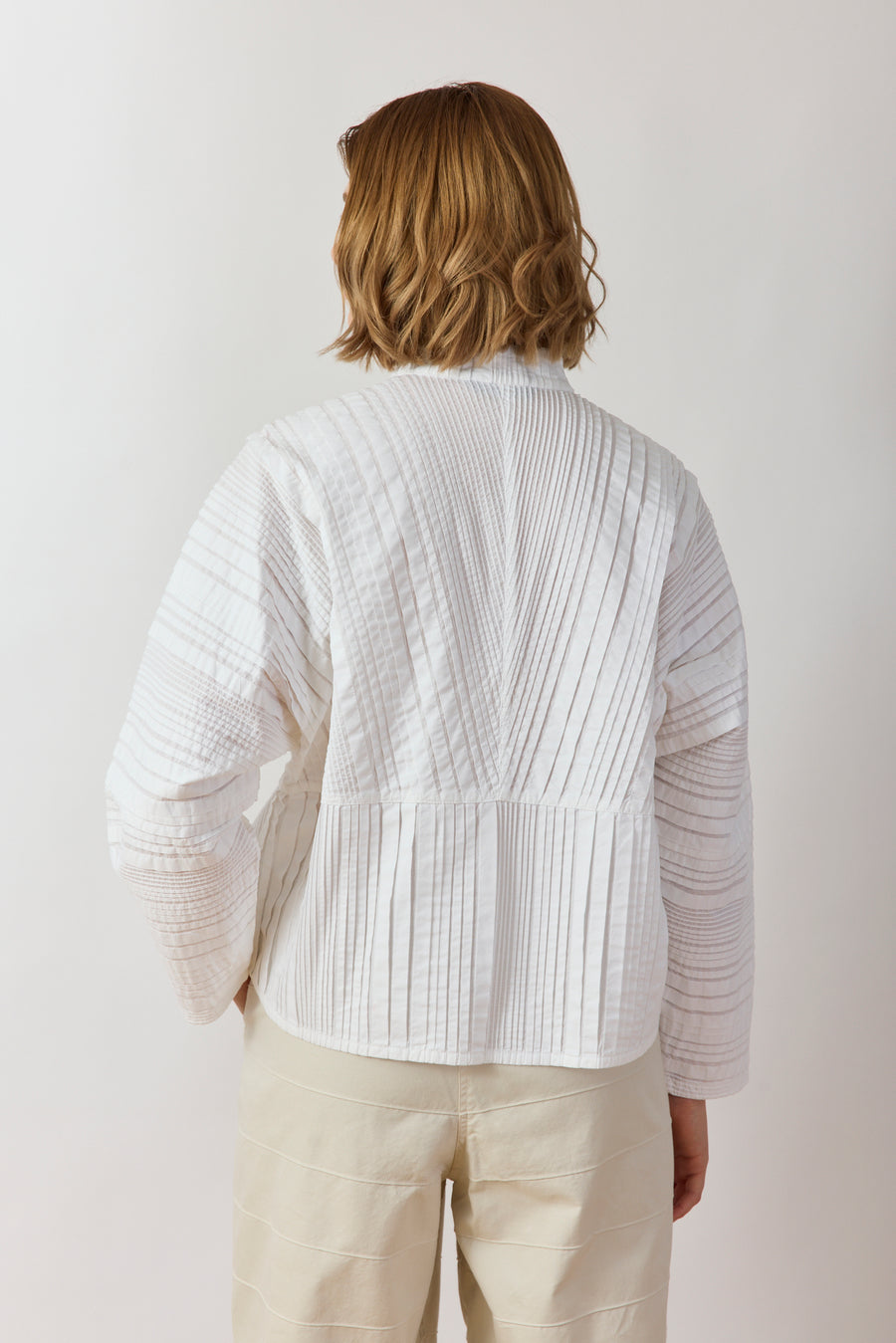 THICK PLEAT OVERSHIRT