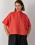 CLASSIC PINTUCK OVERSHIRT