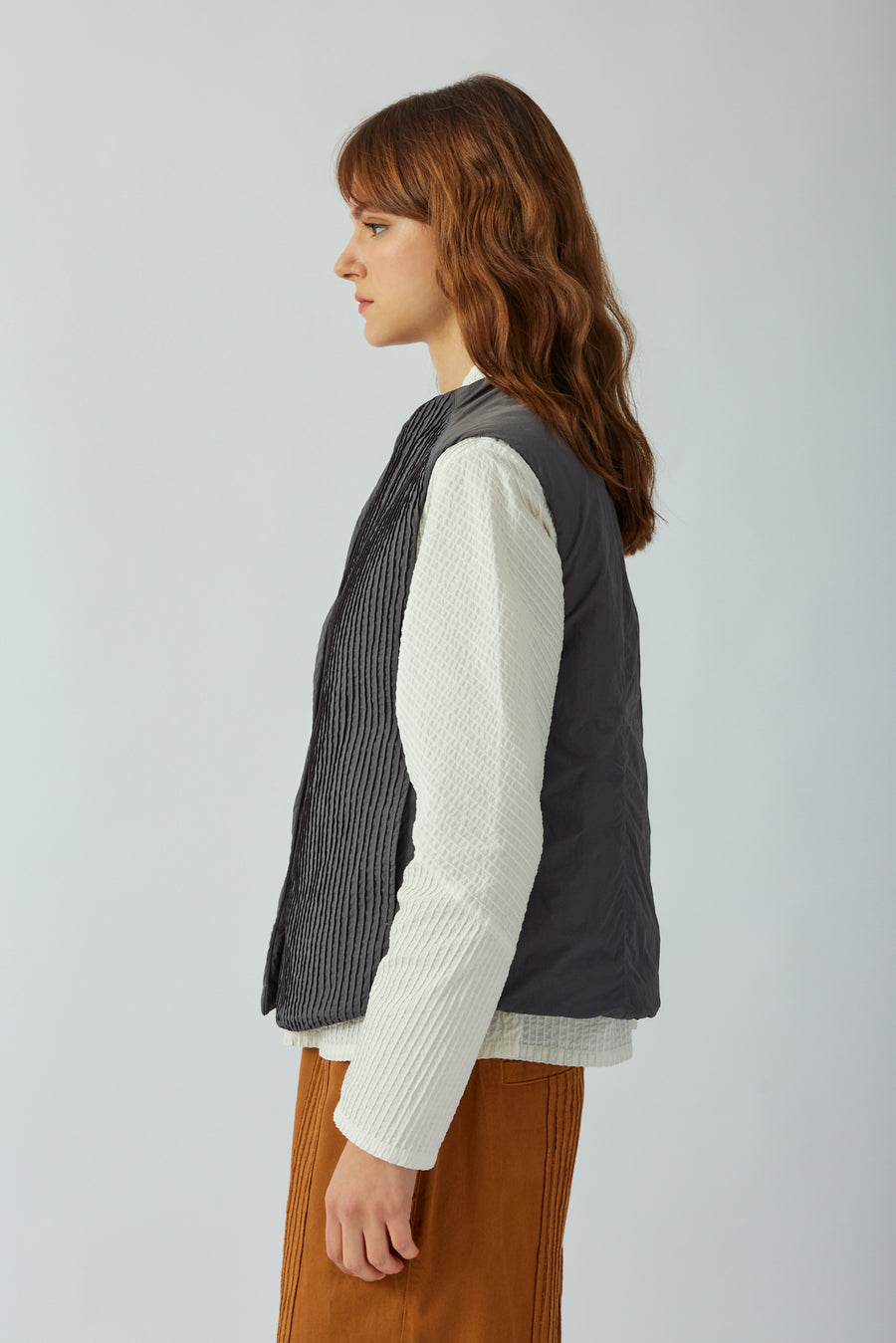 NYLON QUILT WAISTCOAT