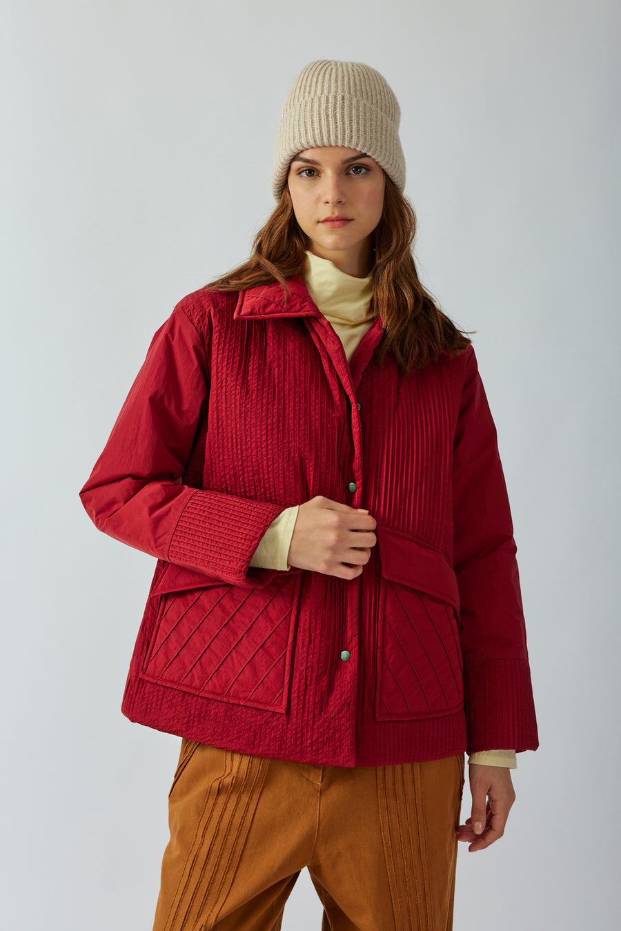 NYLON QUILT COAT