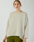 DIP HEM JERSEY PULLOVER