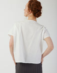PINCHED TUCK TEE