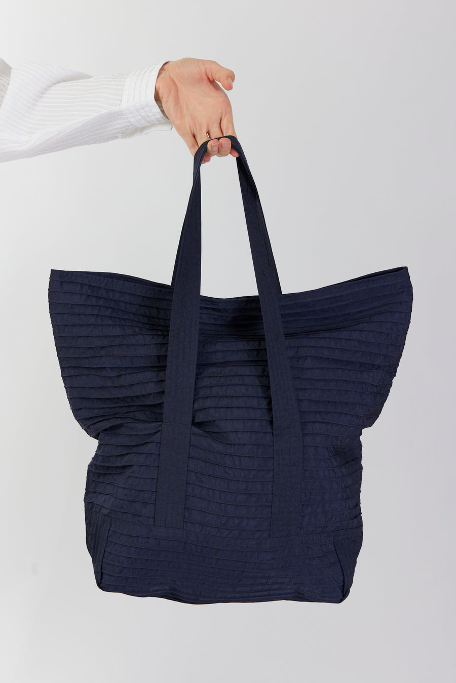 FOLDOVER NYLON TOTE BAG