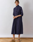 CALICO SHIRT DRESS