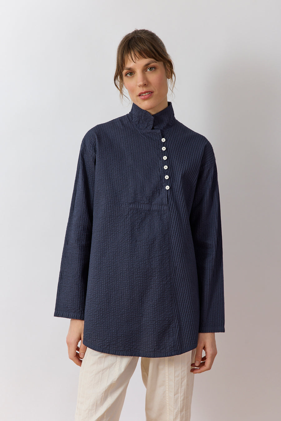 PINTUCK TUNIC SHIRT